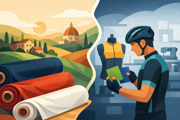 Why Premium Cycling Apparel Is Not Always Italian Fabric