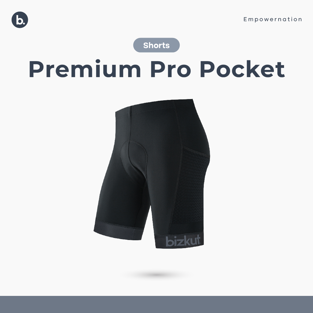 Premium PRO Pocket Cargo Cycling Shorts BizkutSG