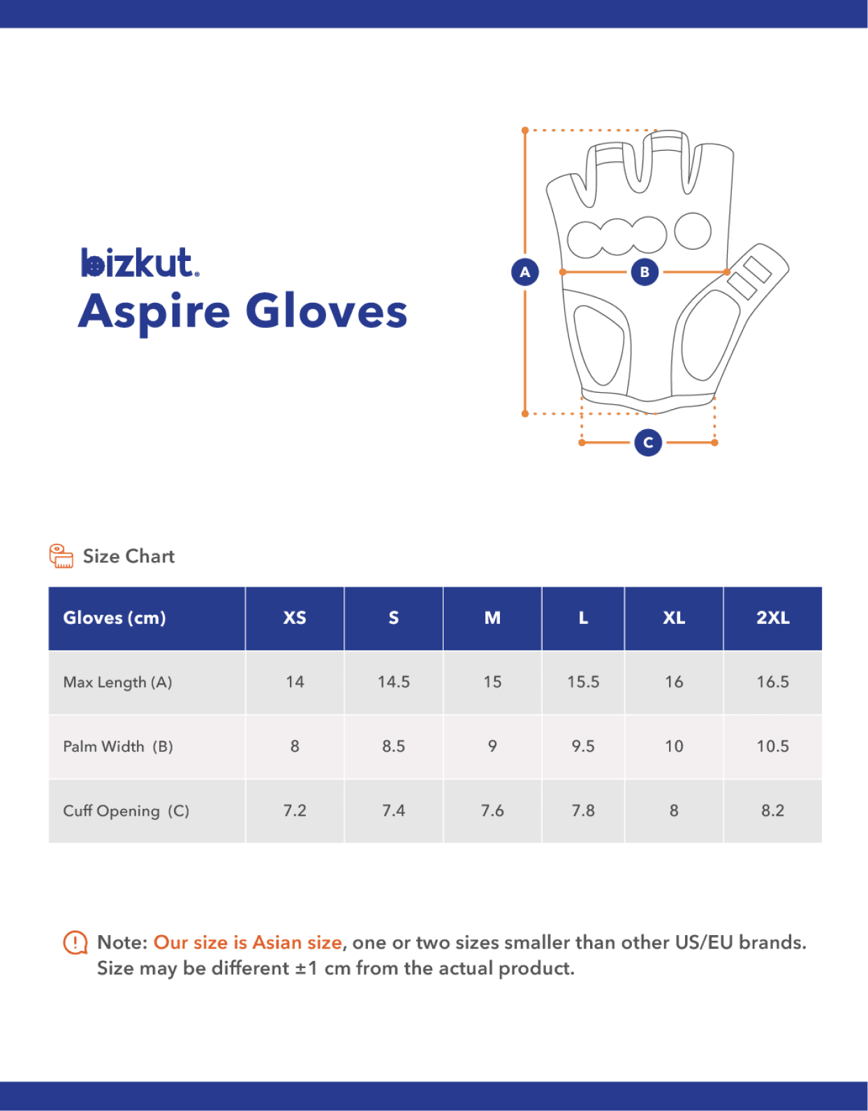 Aspire Cycling Gloves - Bizkut