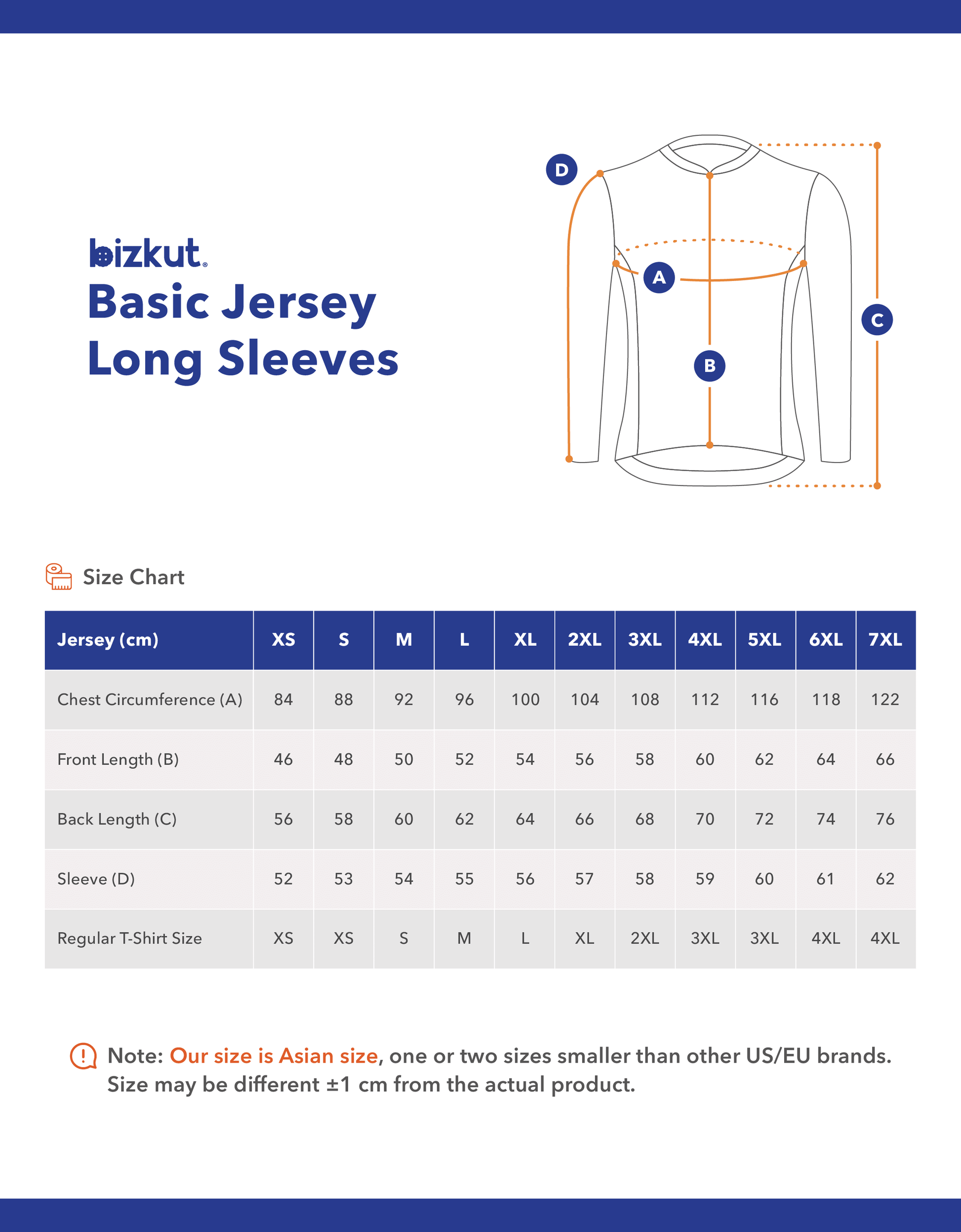 Basics Long Sleeve Cycling Jersey - Bizkut