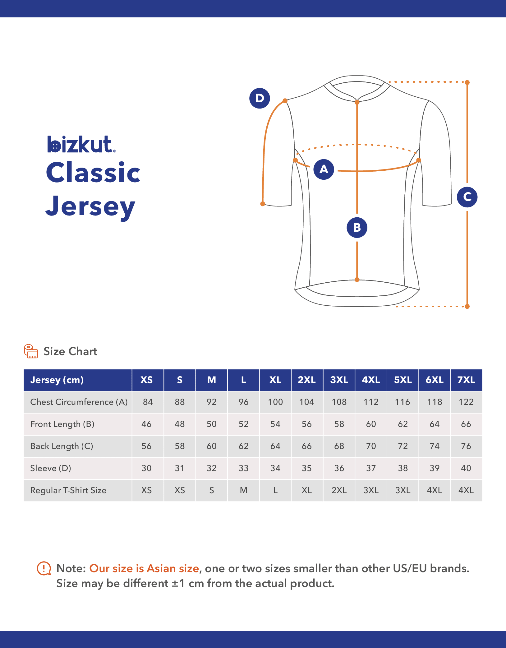 Classic Jersey Series: Standard Length - Bizkut