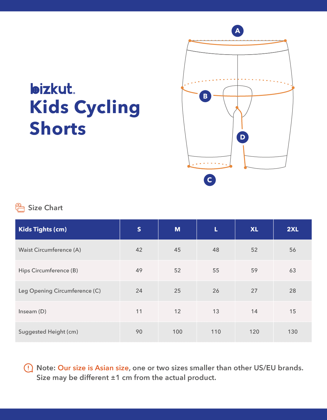Kids Cycling Shorts - Bizkut