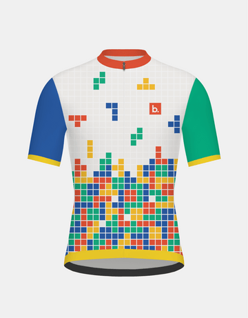 Kids Cycling Tetris Jersey - Bizkut
