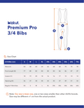 Premium Pro 3/4 Cycling Bibs - Bizkut