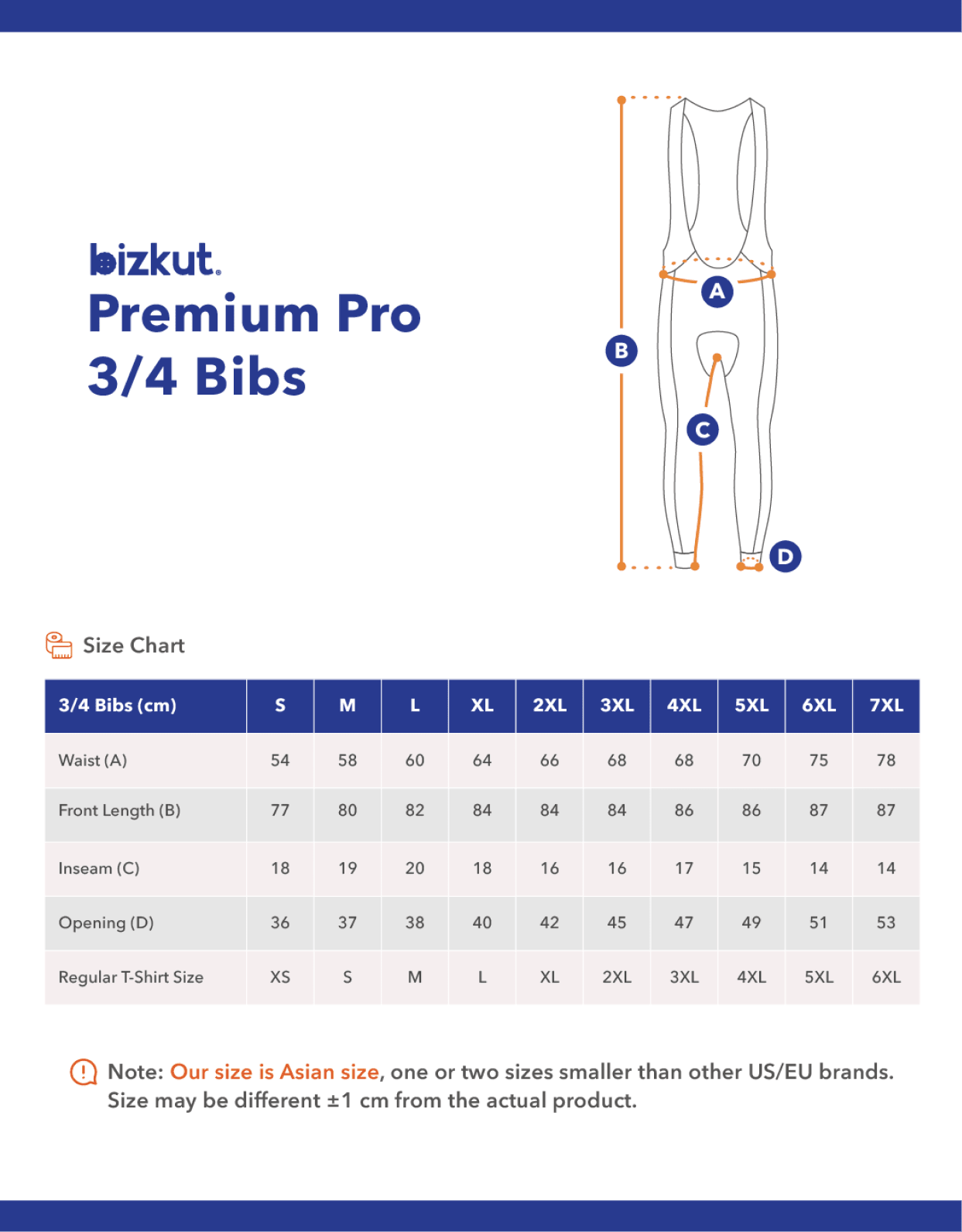 Premium Pro 3/4 Cycling Bibs - Bizkut