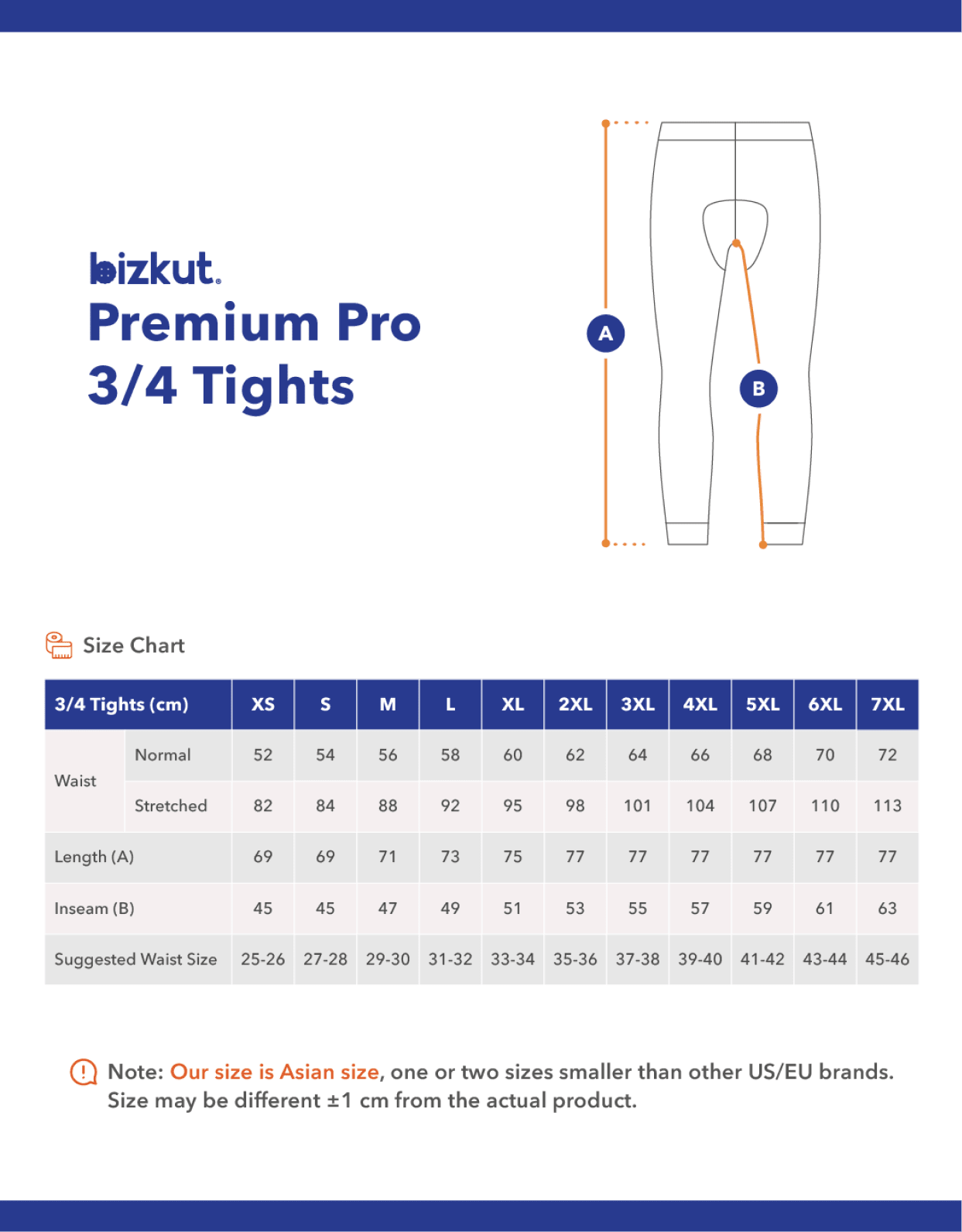Premium Pro 3/4 Cycling Tights - Bizkut