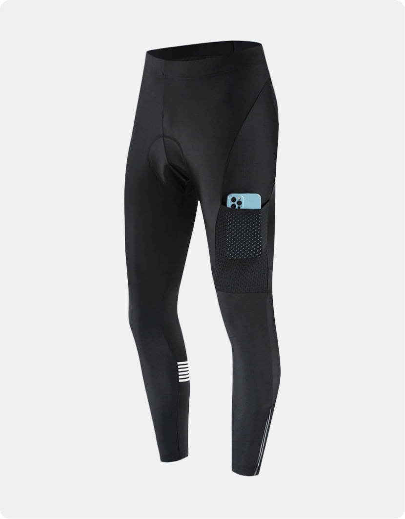 Premium Pro Cargo Pocket Long Cycling Tights - Bizkut