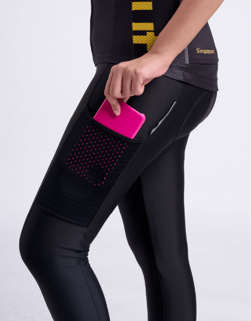 Premium Pro Cargo Pocket Long Cycling Tights - Bizkut