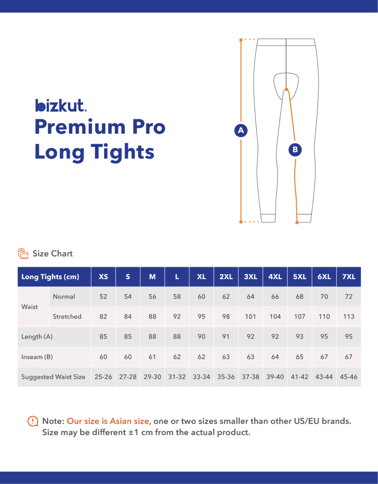 Premium Pro Long Cycling Tights - Bizkut