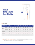 Premium Singapura 3/4 Gel Cycling Tights - Bizkut