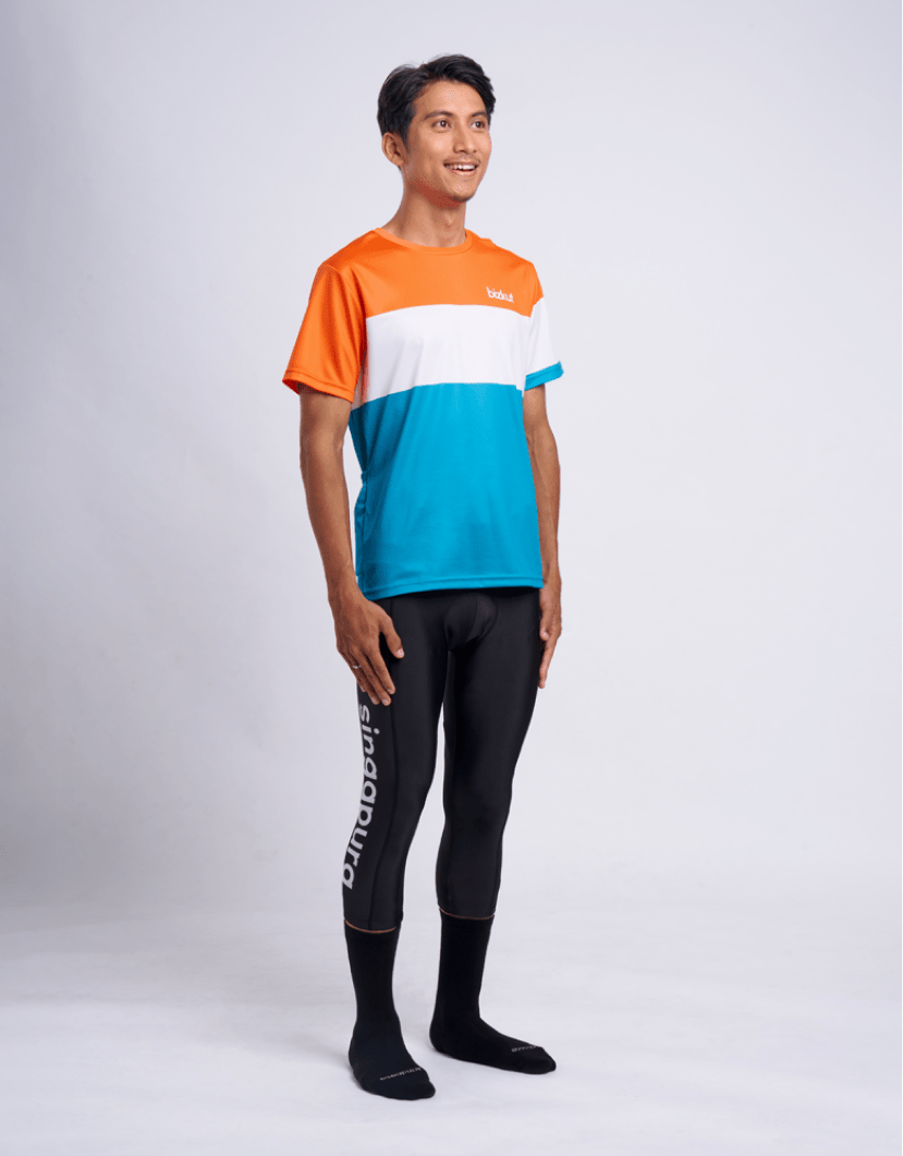Premium Singapura 3/4 Gel Cycling Tights - Bizkut