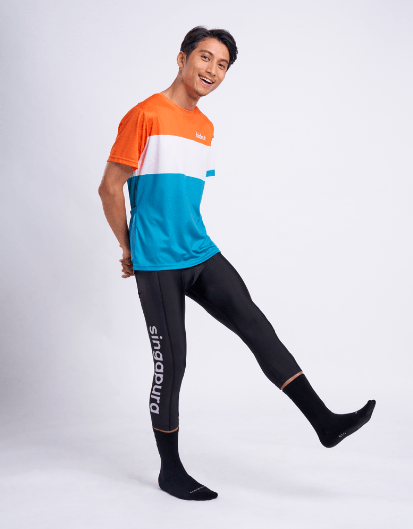 Premium Singapura 3/4 Gel Cycling Tights - Bizkut