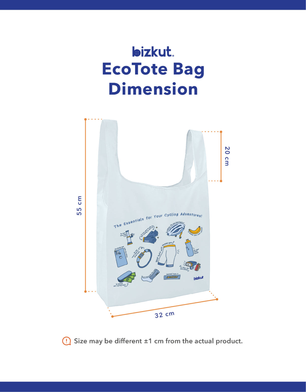 Reusable EcoTote ToteBag - Bizkut