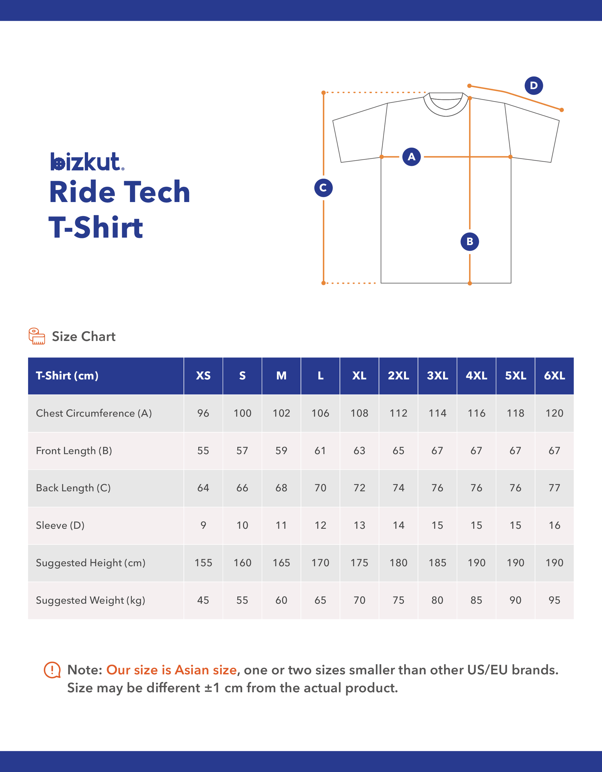 Ride Technical T-shirt - Bizkut