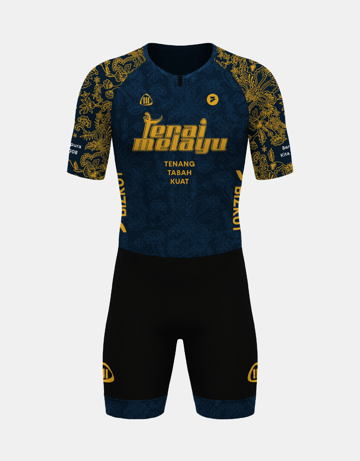 TMSG MK1 Short Sleeves (Short Length) Trisuit - Bizkut